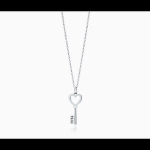 Tiffany & Co Silver Key Pendant